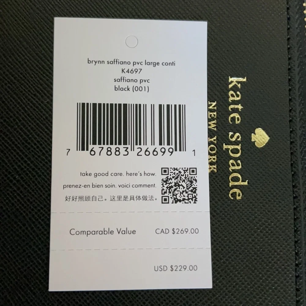 Kate Spade brynn large continental wallet